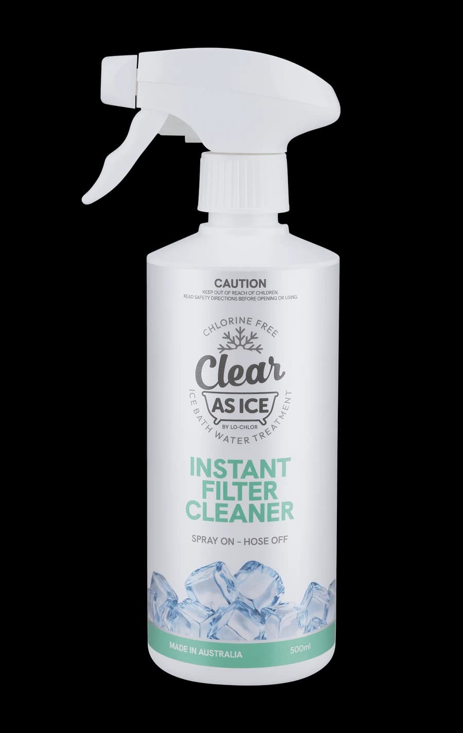 Clear As Ice Instant Filter Cleaner 500ml bottle