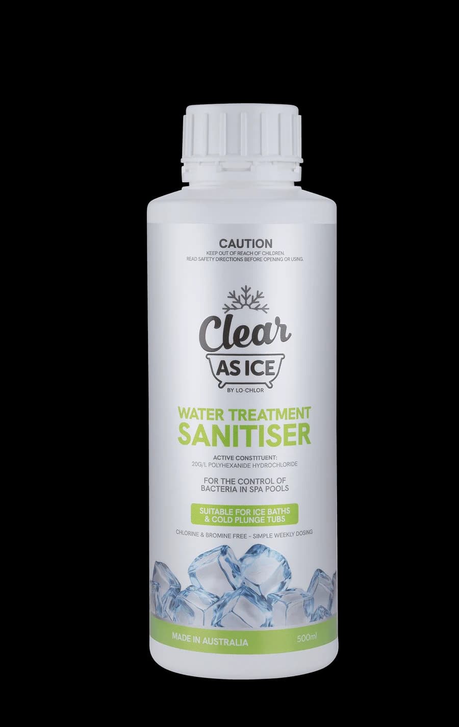 Clear As Ice Water Treatment Sanitiser 500ml bottle